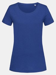 Stedman Stars Womens/Ladies Sharon Slub Crew Neck T-Shirt (True Blue)