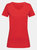 Stedman Stars Womens/Ladies Sharon Slub V Neck T-Shirt (Crimson Red)