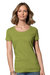 Stedman Womens/Ladies Janet Crew Neck Tee (Earth Green)