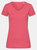 Stedman Womens/Ladies Lisa Melange V Neck T-Shirt (Cherry Heather) - Cherry Heather