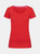 Stedman Womens/Ladies Megan Crew Neck Tee (Crimson Red) - Crimson Red