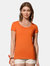 Stedman Womens/Ladies Megan Crew Neck Tee (Pumpkin)