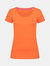 Stedman Womens/Ladies Megan Crew Neck Tee (Pumpkin) - Pumpkin