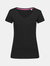 Stedman Womens/Ladies Megan V Neck Tee (Black Opal) - Black Opal