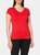 Stedman Womens/Ladies Megan V Neck Tee (Crimson Red)