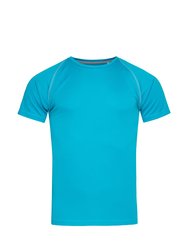 Stedman Mens Active Raglan T-Shirt (Hawaii Blue) - Hawaii Blue