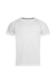 Stedman Mens Active Raglan T-Shirt (White) - White