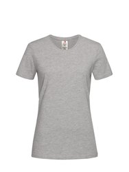 Stedman Womens/Ladies Classic Organic T-Shirt (Heather Gray) - Heather Gray