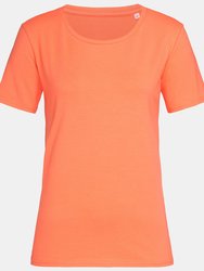 Stedman Womens/Ladies Stars T-Shirt (Salmon Pink) - Salmon Pink