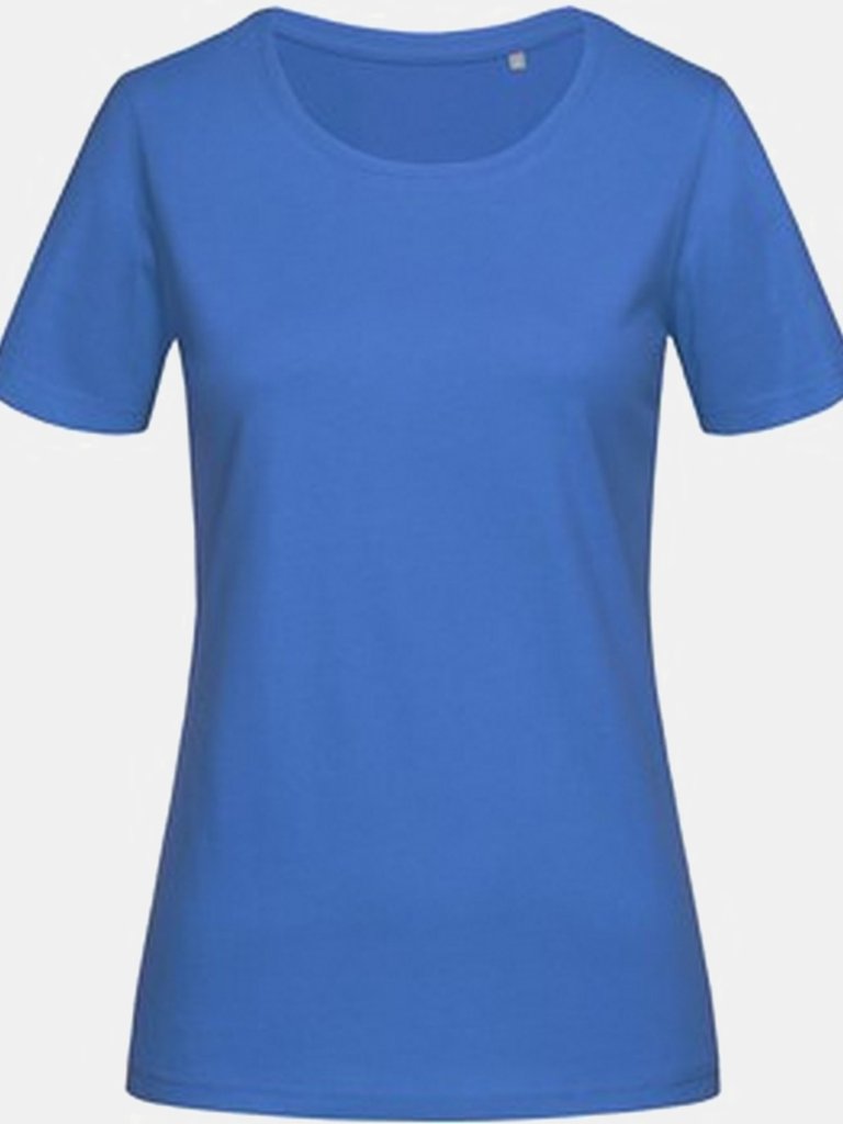 Womens/Ladies Lux T-Shirt - Bright Royal Blue - Bright Royal Blue