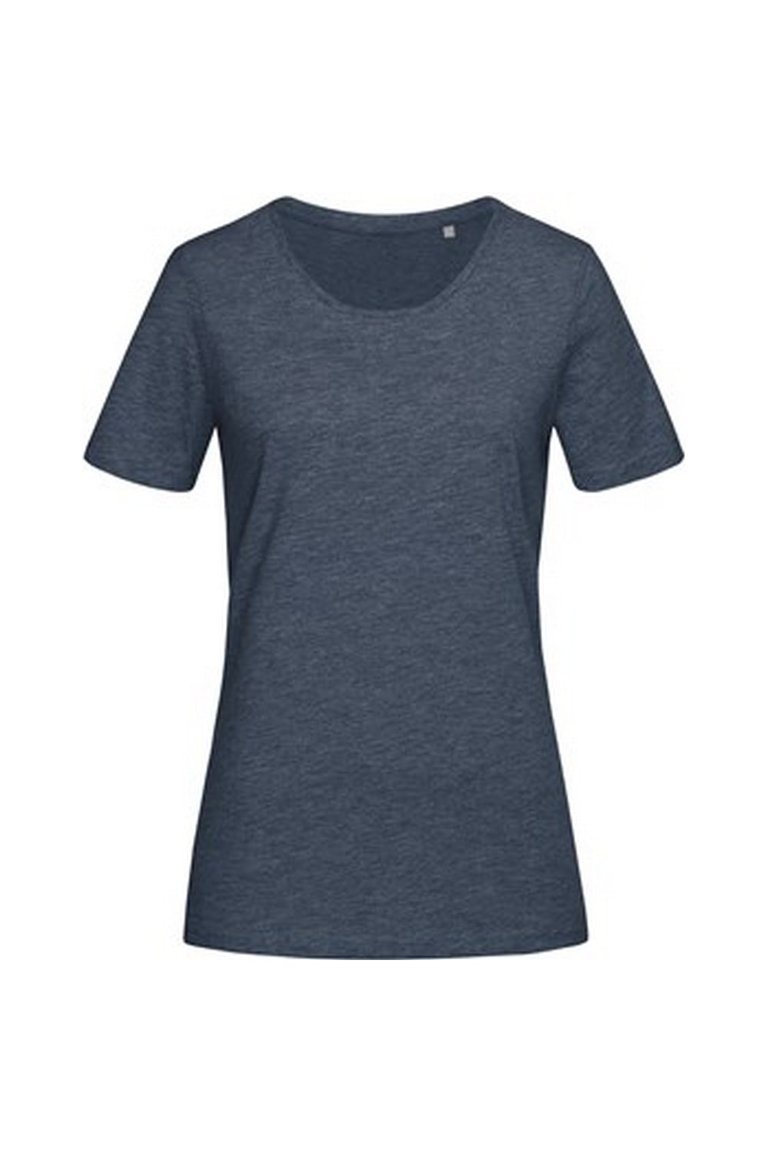 Womens/Ladies Lux T-Shirt - Dark Denim - Dark Denim