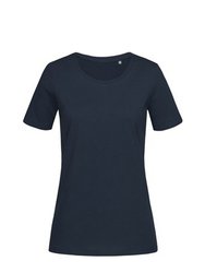 Womens/Ladies Lux T-Shirt - Midnight Blue - Midnight Blue