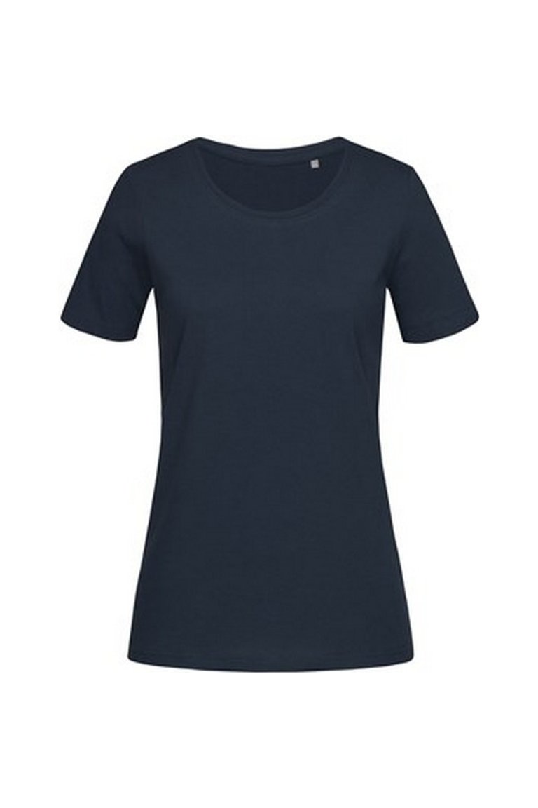 Womens/Ladies Lux T-Shirt - Midnight Blue - Midnight Blue