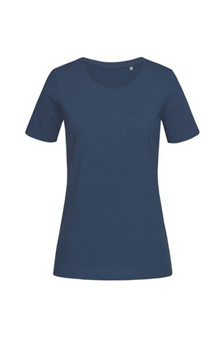 Womens/Ladies Lux T-Shirt - Navy - Navy