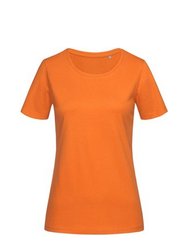 Womens/Ladies Lux T-Shirt - Orange - Orange