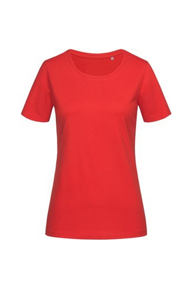 Womens/Ladies Lux T-Shirt - Scarlet Red - Scarlet Red