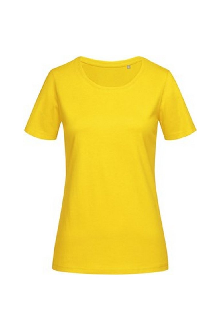 Womens/Ladies Lux T-Shirt - Sunflower Yellow - Sunflower Yellow