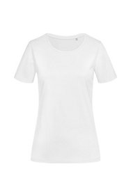 Womens/Ladies Lux T-Shirt - White - White