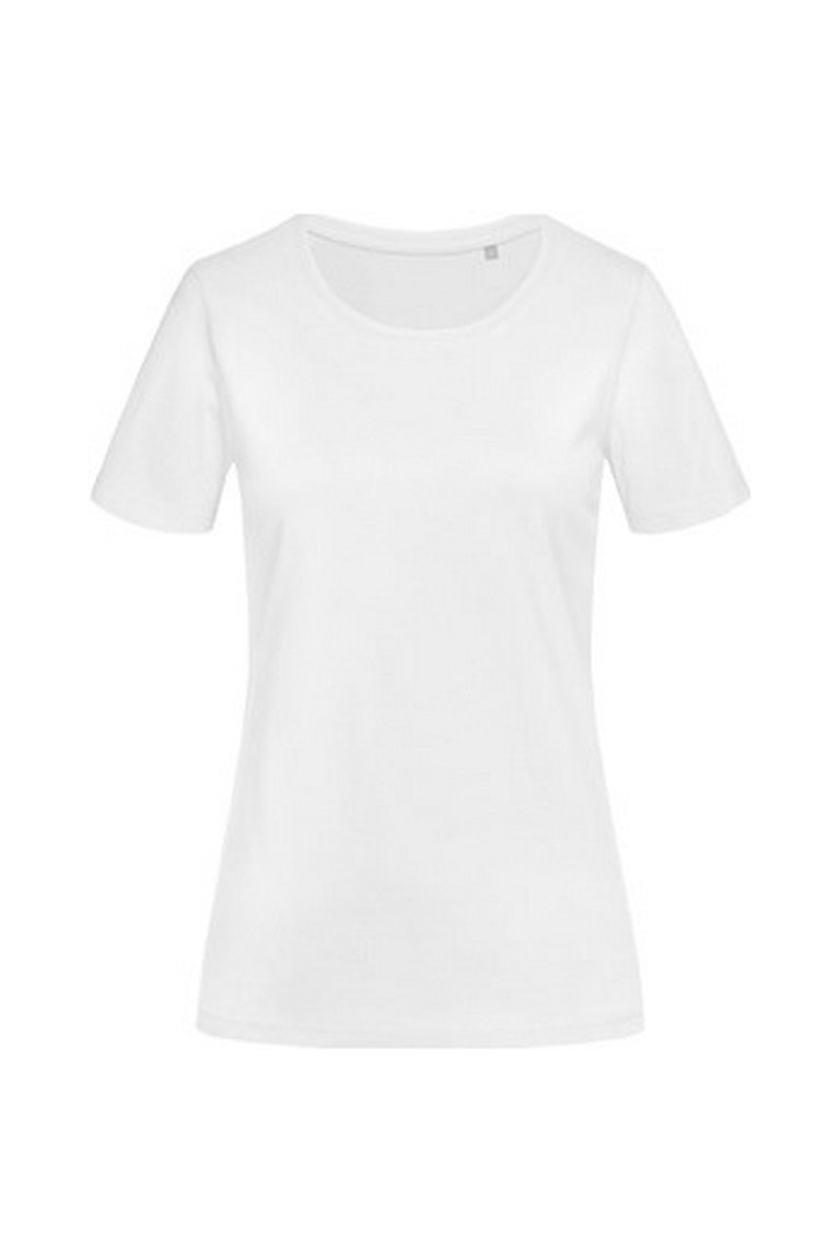 Womens/Ladies Lux T-Shirt - White - White