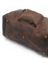 The Asta Weekender Handcrafted Leather Duffle Bag