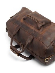 The Asta Weekender Handcrafted Leather Duffle Bag