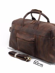 The Asta Weekender Handcrafted Leather Duffle Bag