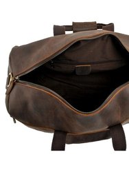 The Asta Weekender Handcrafted Leather Duffle Bag