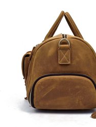 The Bard Weekender Handmade Leather Duffle Bag