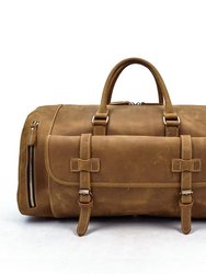 The Bard Weekender Handmade Leather Duffle Bag