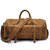 The Bard Weekender Handmade Leather Duffle Bag - Brown