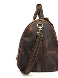 The Bjarke Weekender Handcrafted Leather Duffle Bag