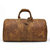 The Bjarke Weekender Handcrafted Leather Duffle Bag - Brown