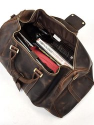 The Bjarke Weekender Handcrafted Leather Duffle Bag