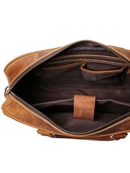 The Bjorn Leather Laptop Bag Vintage Leather Briefcase