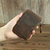 The Cael Handmade Leather Coin Purse with Zipper