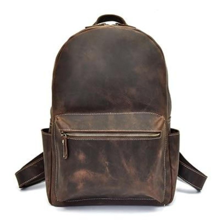 The Calder Backpack | Handcrafted Leather Backpack - Brown