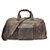 The Colden Duffle Bag Large Capacity Leather Weekender - Dark Brown