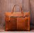 The Dagmar Leather Briefcase | Vintage Leather Messenger Bag
