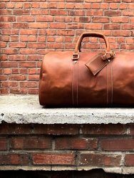 The Dagny Weekender Large Leather Duffle Bag