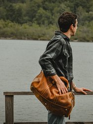 The Dagny Weekender Large Leather Duffle Bag