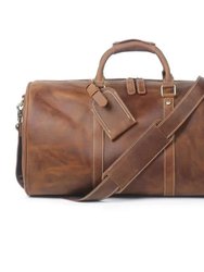 The Dagny Weekender Large Leather Duffle Bag