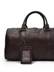 The Endre Weekender Vintage Leather Duffle Bag