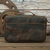 The Faust Leather Crossbody Vintage Camera Messenger Bag