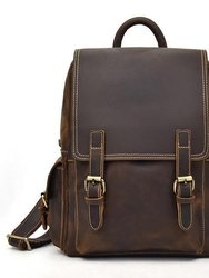 The Freja Backpack | Handcrafted Leather Backpack - Brown