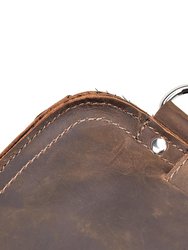 The Gustav Large Capacity Vintage Leather Messenger Bag