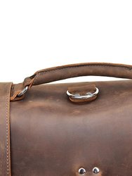 The Gustav Large Capacity Vintage Leather Messenger Bag