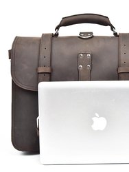 The Gustav Large Capacity Vintage Leather Messenger Bag