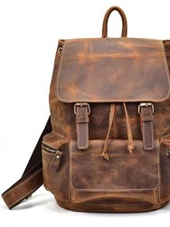 The Hagen Vintage Leather Backpack