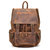 The Hagen Vintage Leather Backpack - Brown