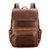 The Helka Genuine Vintage Leather Backpack - Brown